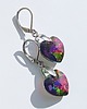 kolczyki swarovski Kolczyki Swarovski Kolorowe serducha 4