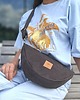 torby na ramię Torebka crossbody z Czekoladowego Nubuku 2