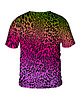 t-shirt damskie Damski T-shirt DR.CROW  Multicolor Leopart 1