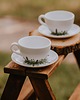 czajniki i dzbanki Zestaw porcelany do kawy kwitnąca łąka 2
