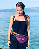 saszetka nerka Nerka / torebka z eko zamszu "Mili Belt Bag L" - fioletowa 3