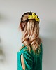 spinki i klamry do włosów Scrunchie spinka klamra jedwabna cytrynowa aura 4