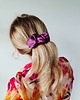 spinki i klamry do włosów Scrunchie spinka klamra jedwabna wrzosowy czar 3