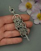 spinki i klamry do włosów Spinka do włosów i do szala ze szpilką ozdobna onyks spinel wire wrapping 2