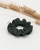 gumki do włosów Scrunchie/frotka dzianina zieleń 2