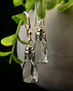 kolczyki wire wrapping Kolczyki Bali Bali - Kryształ Górski Srebro 3