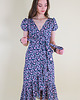sukienki midi damskie Sukienka zakładana midi kwiatki NADIA 2