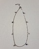chokery Naszyjnik choker ROOTS łańcuszek lapis lazuli, jaspis dalmatyński, howlit 2
