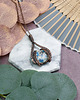 wisiory Miedziany wisiorek wire wrapping z kamieniem K2 #535 3