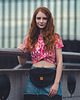 saszetka nerka Nerka / torebka z weluru Mili Belt Bag M - czarna 2
