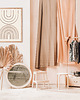 plakaty Plakat modern, beżowa tęcza, modern, boho plakat 2