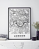 plakaty Plakat mapa Londynu 2