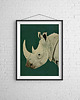 plakaty Plakat - Rhino 1