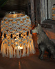 świeczniki i świece Lampion- świecznik makrama 1