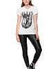 t-shirt damskie T-shirt damski UNDERWORLD Dragon biały 3