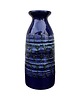 wazony Kobaltowy ceramiczny wazon Strehla Keramik, Niemcy lata 60. 3