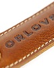 breloki dla niego Skórzany elegancki brązowa brelok zawieszka do klucze z logo ORLOVSKY 3