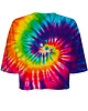 t-shirt damskie DR.CROW T-shirt Krótki CROP Tie Dye 1