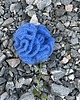 gumki do włosów Cobalt mohair crochet scrunchie 2