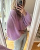 kardigany damskie Moherowy kardigan mgiełka  z ozdobnymi biżuteryjnymi guzikami handmade 4