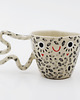 kubki Ceramiczny kubek we wzorki 1