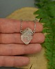 naszyjniki - inne Naszyjnik Talizman kryształ górski wire wrapping 4