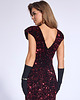 sukienki maxi damskie Suknia Geraldine bordo 3