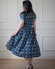 sukienki midi damskie Sukienka Julia granatowa 8