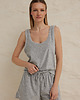 szorty damskie Spodenki EDEN gray terry 1