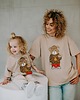 t-shirt damskie T-shirt oversize Snoop Teddy dla mamy beige 1