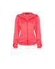 bluza z kapturem damska Bluza Blazer koralowa sportowa casual 1