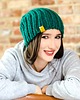 czapki damskie Zielona czapka wełniana WOOLY 2