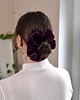 gumki do włosów Big scrunchie Śliwka 1