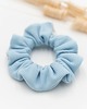 gumki do włosów Scrunchie/frotka dzianina błękit 1