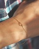 bransoletki złote 16k Gold Plated Tiny Heart Bracelet 1