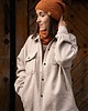 komplety damskie Zestaw Classic - Luźna Czapka Slouchy & Komin - Miedź 1