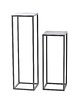 kwietniki Kwietnik Metalowy METALLO 80cm szary LOFT 3