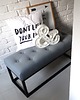 ławki SALE! Ławeczka ławka LOFT pufa siedzisko pikowana 1