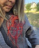 marynarki damskie Kimono 100% bawełna haftowane serce anatomiczne. 1