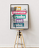 plakaty Plakat typograficzny dla pracoholika NIE ZAWSZE TRZEBA COŚ ROBIĆ 1