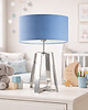 lampy do pokoju dziecka Duża lampa stołowa do pokoju dziecka THOR KIDS z pastelowym abażurem 2