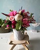 dodatki - różne Stroik flower box z wiosennych kwiatów 1
