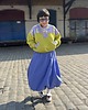 spodnie materiałowe damskie Spódnica Lilac Bubble 2