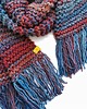 szale damskie MAXCOLOR duży szal handmade " jesienne jezioro " 4