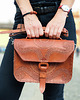 torby na ramię Torebka skórzana ręcznie robiona góralska  Modelo kuferek damska 6