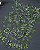 t-shirty dla dziewczynki Koszulka dziecięca LEŚNE ZWIERZĘTA ciemnoszara 7