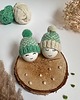 ozdoby wielkanocne Czapeczki na jajka wielkanocne - zestaw 2 szt. 2