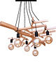 lampy wiszące Lampa sufitowa drewniana Big Branch 6 1