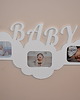 ramki na zdjęcia Multiramka ramka na zdjęcia z napisem  BABY  mdf 3 zdjęcia 2