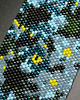 bransoletki - inne Forget Me Not, szeroka wyplatana bransoleta, beading 7